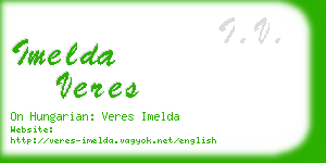 imelda veres business card